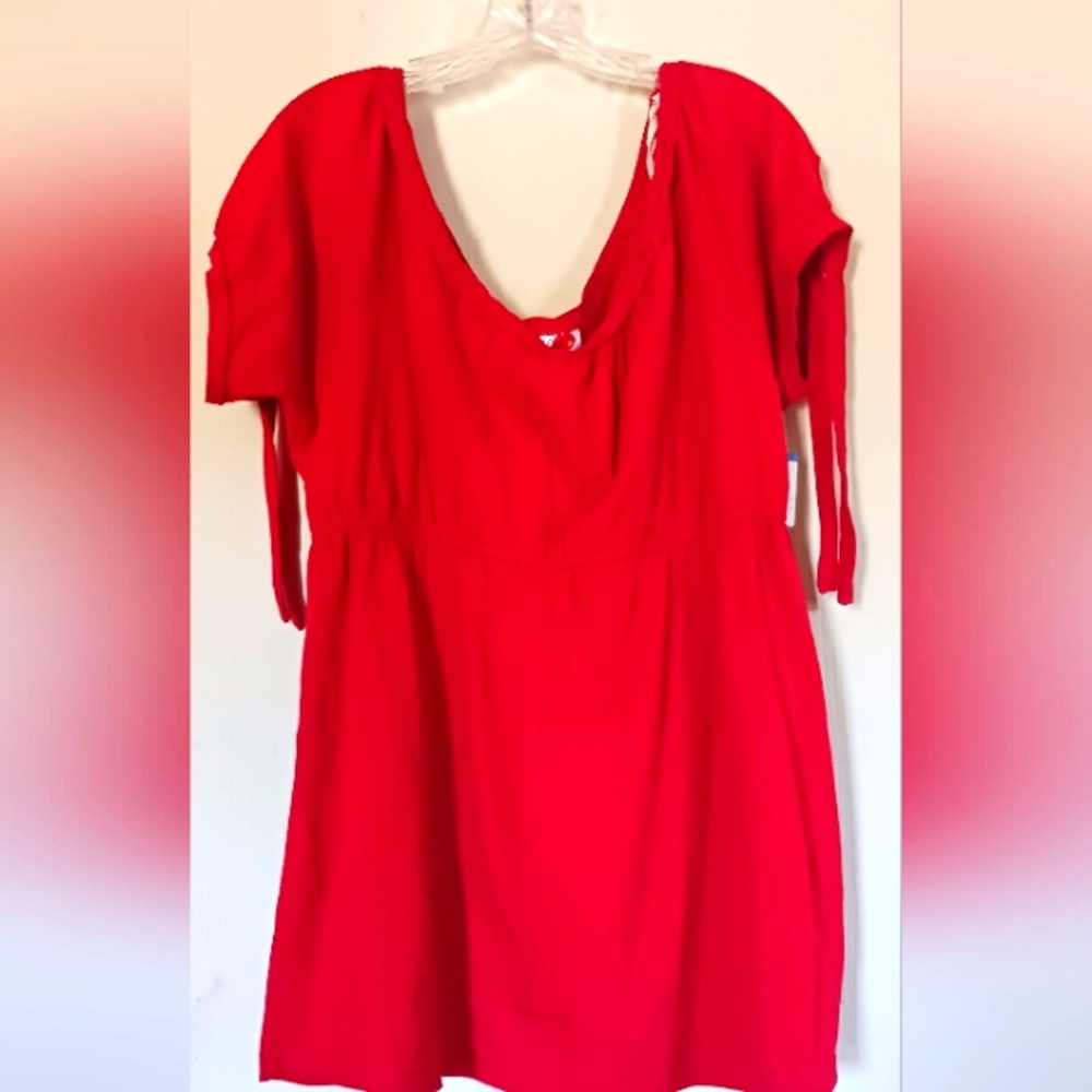 Lemon Kiss sz. 2X Summer Dress Red. NWT‎